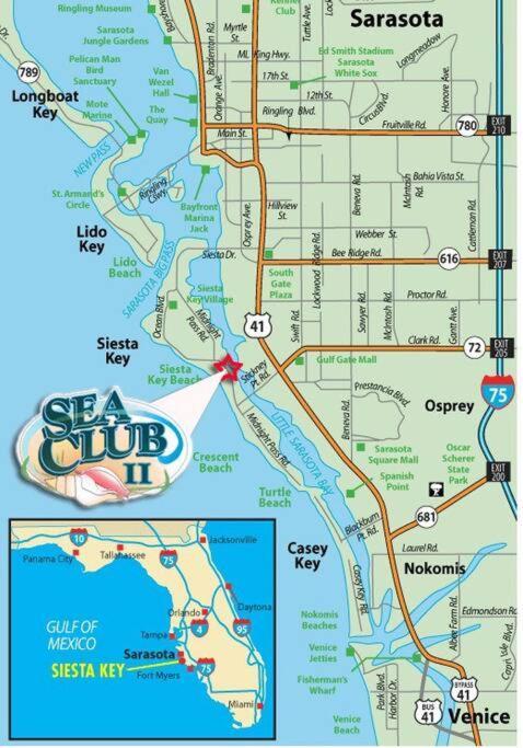 Siesta Key Condo - On The Water ! Bagian luar foto